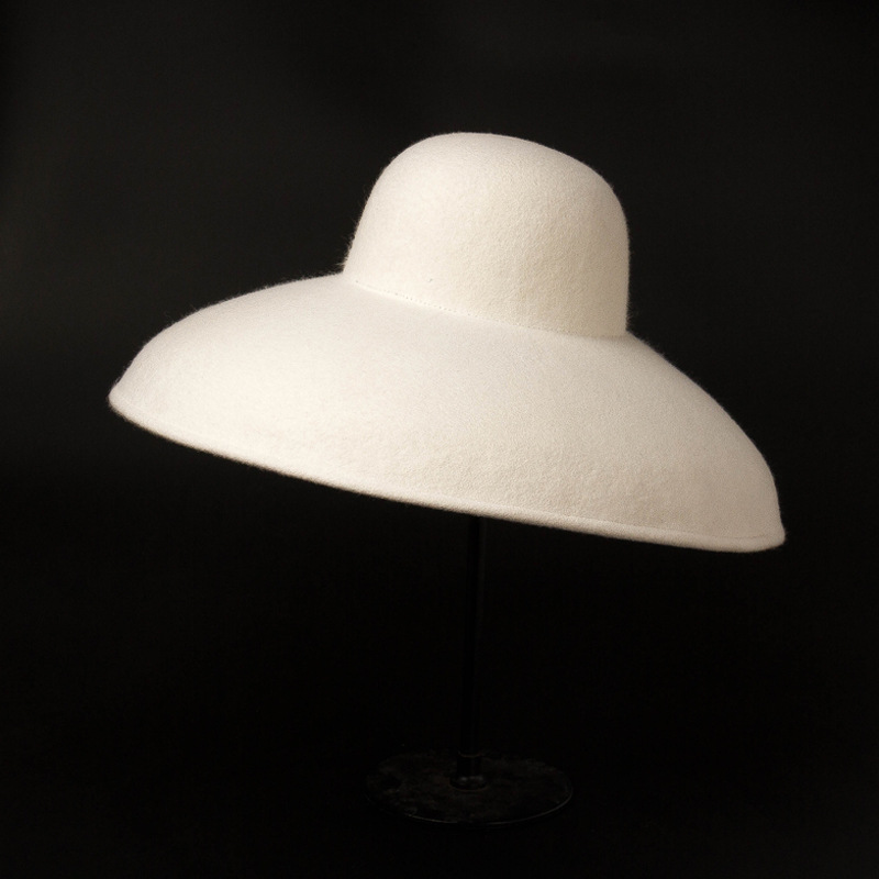 Hat Floppy Wide - Chapeau classique en feutre de laine