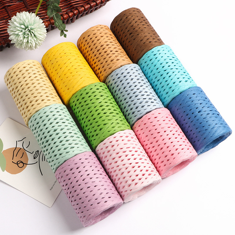 Crochet Bag Raffia - Fil de paille en raphia naturel