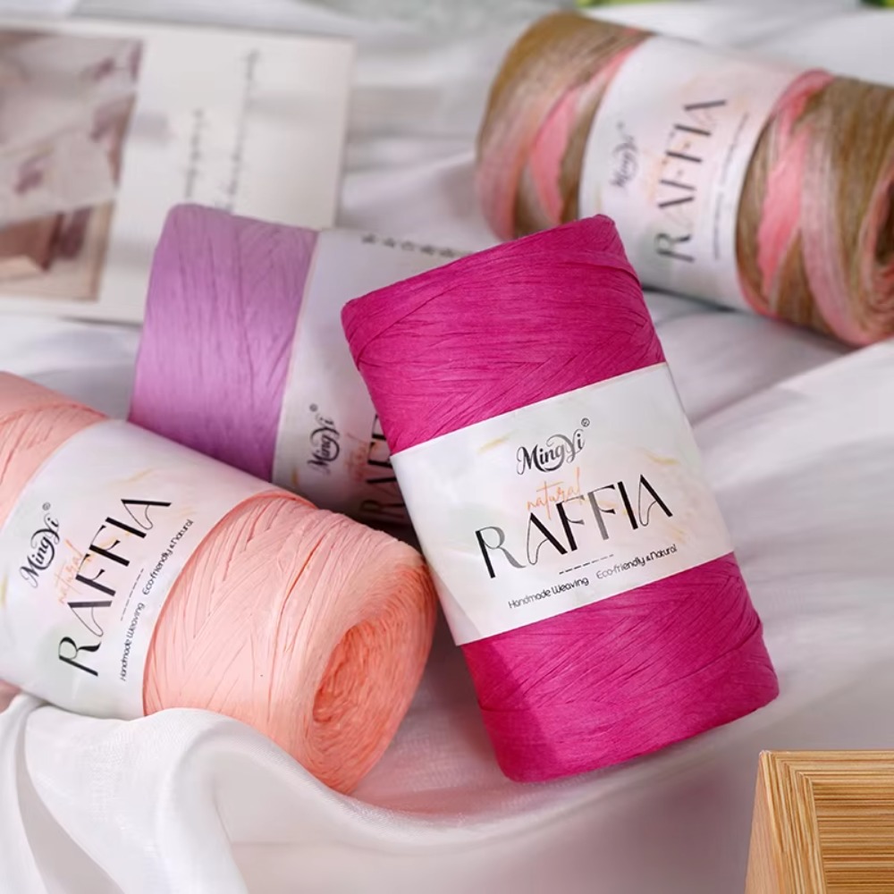 Fil de raphia multicolore DIY, - Crochet Bag Raffia avis et prix
