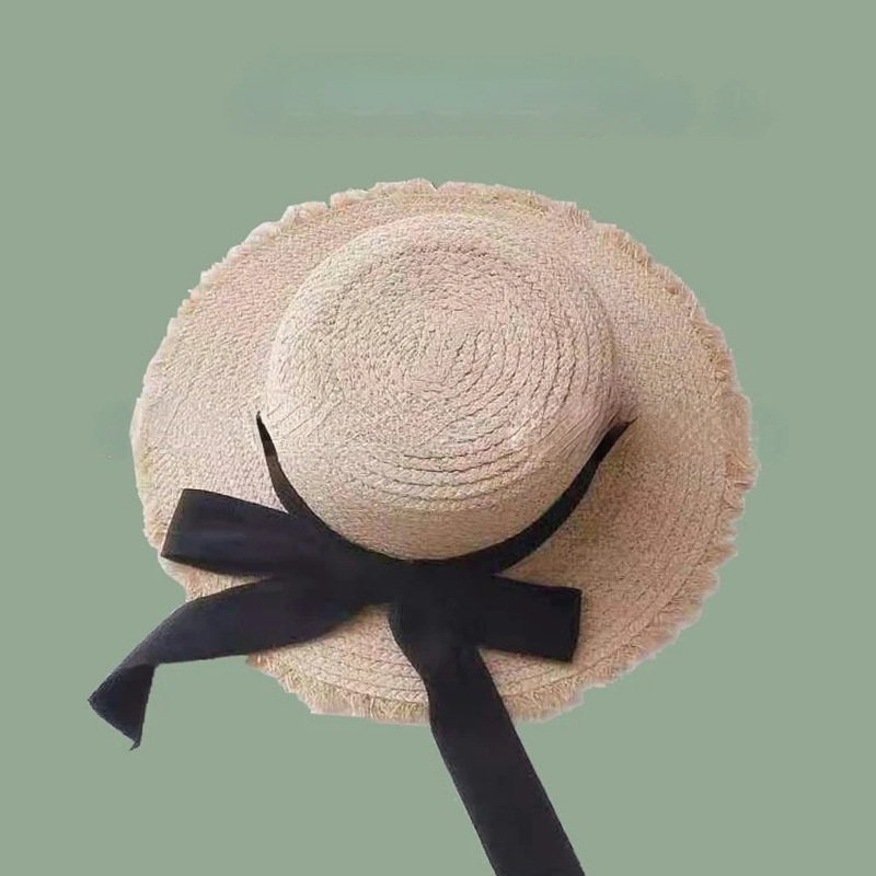 Chapeau de soleil tissé en rap - Hat Floppy Wide avis et prix