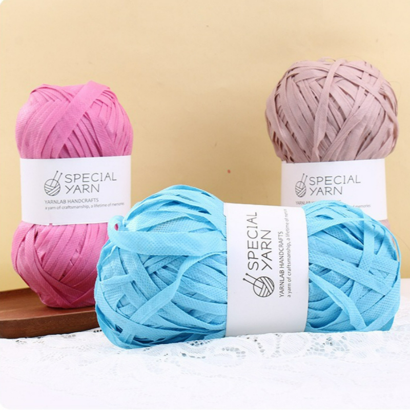 Fil plat en raphia 100g/pièce  - Crochet Bag Raffia avis et prix