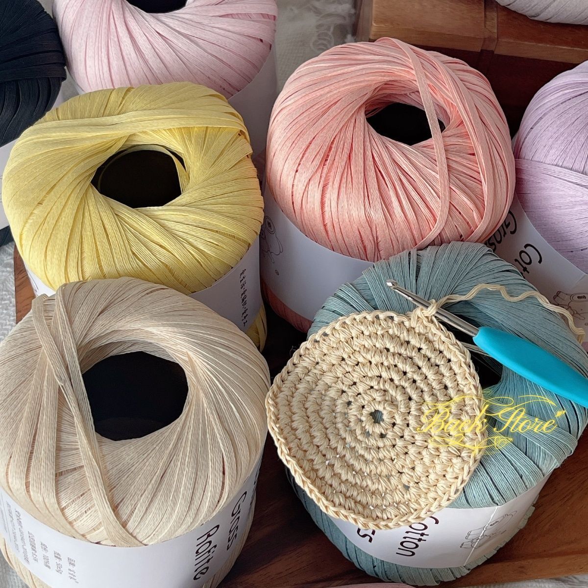 Rouleau de fil de raphia multi - Crochet Bag Raffia avis et prix