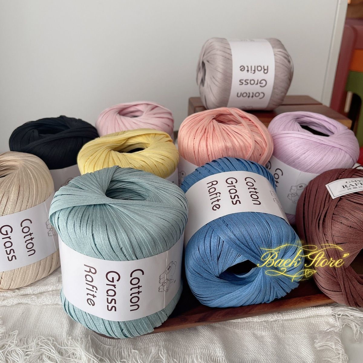 Rouleau de fil de raphia multi - Crochet Bag Raffia avis et prix