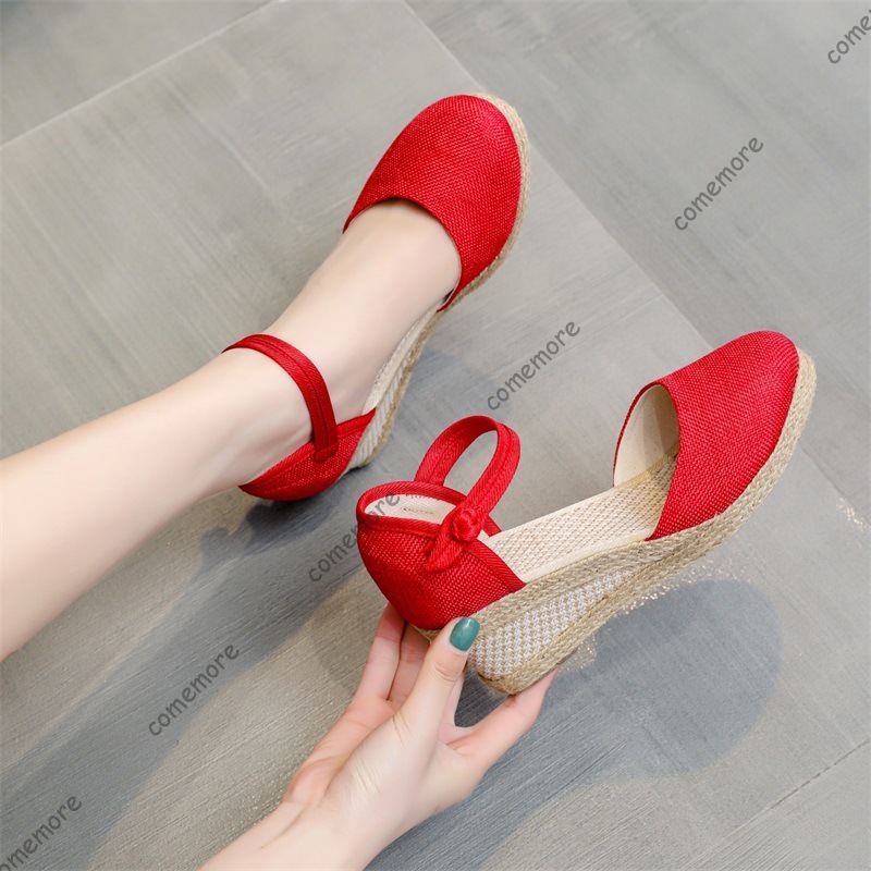 Comemore sandales chaussures d - Wedge Espadrille Women avis et prix
