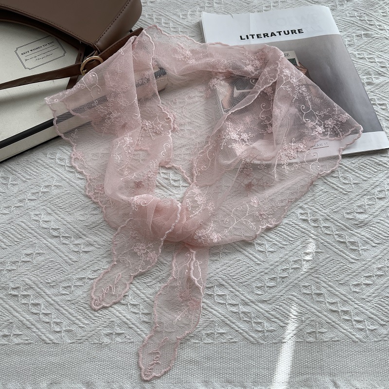 Turban triangle brodé floral d - Headband Summer Knit avis et prix