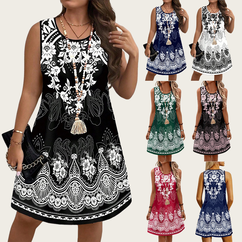 Robes d'été 2026 style ethniqu - Romper Floral Print avis et prix
