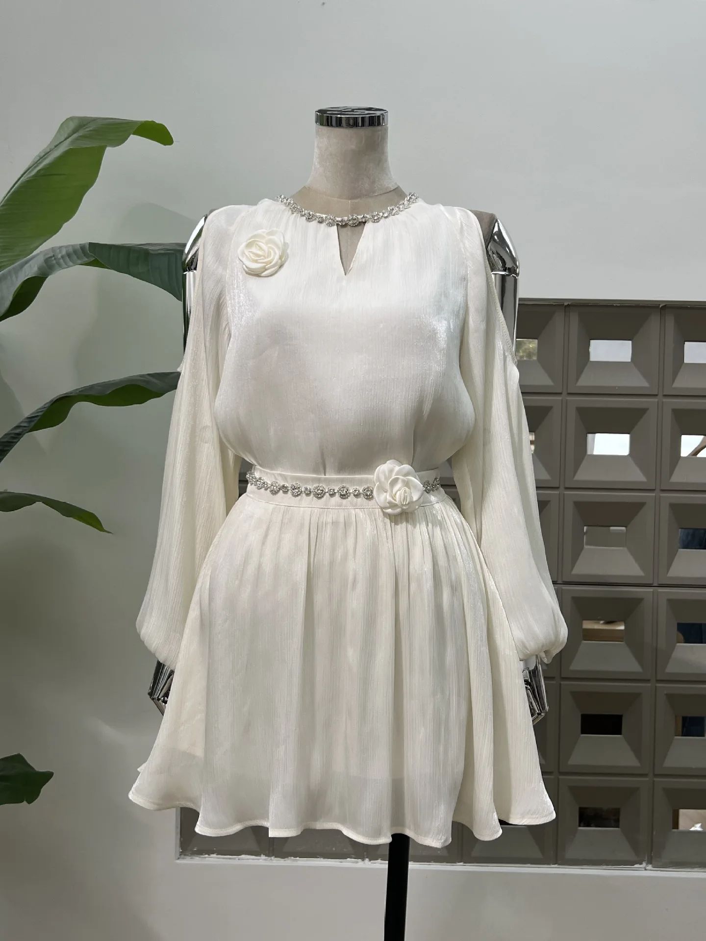 Robes deux pièces pour femmes, - Blouse Off Shoulder avis et prix