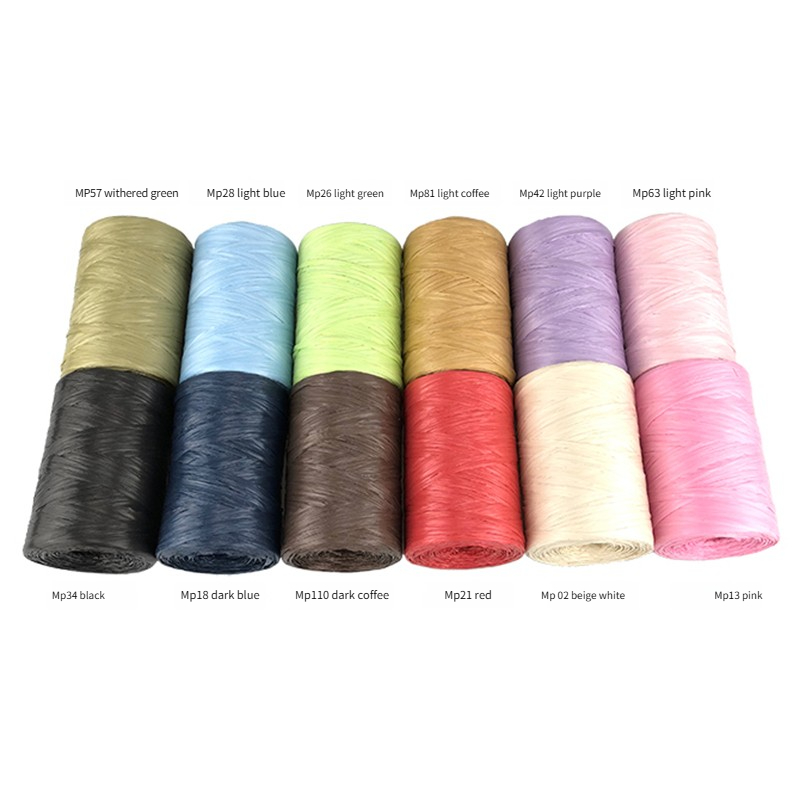 Fil de papier raphia plat 100  - Crochet Bag Raffia avis et prix